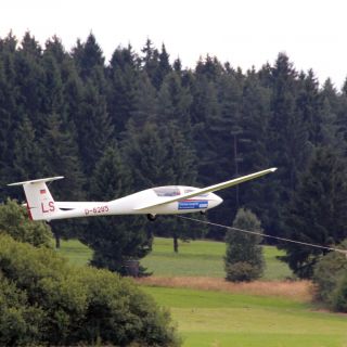 Start Segelflugzeug - Luftsportgruppe Münchberg e.V. in der ErlebnisRegion Fichtelgebirge